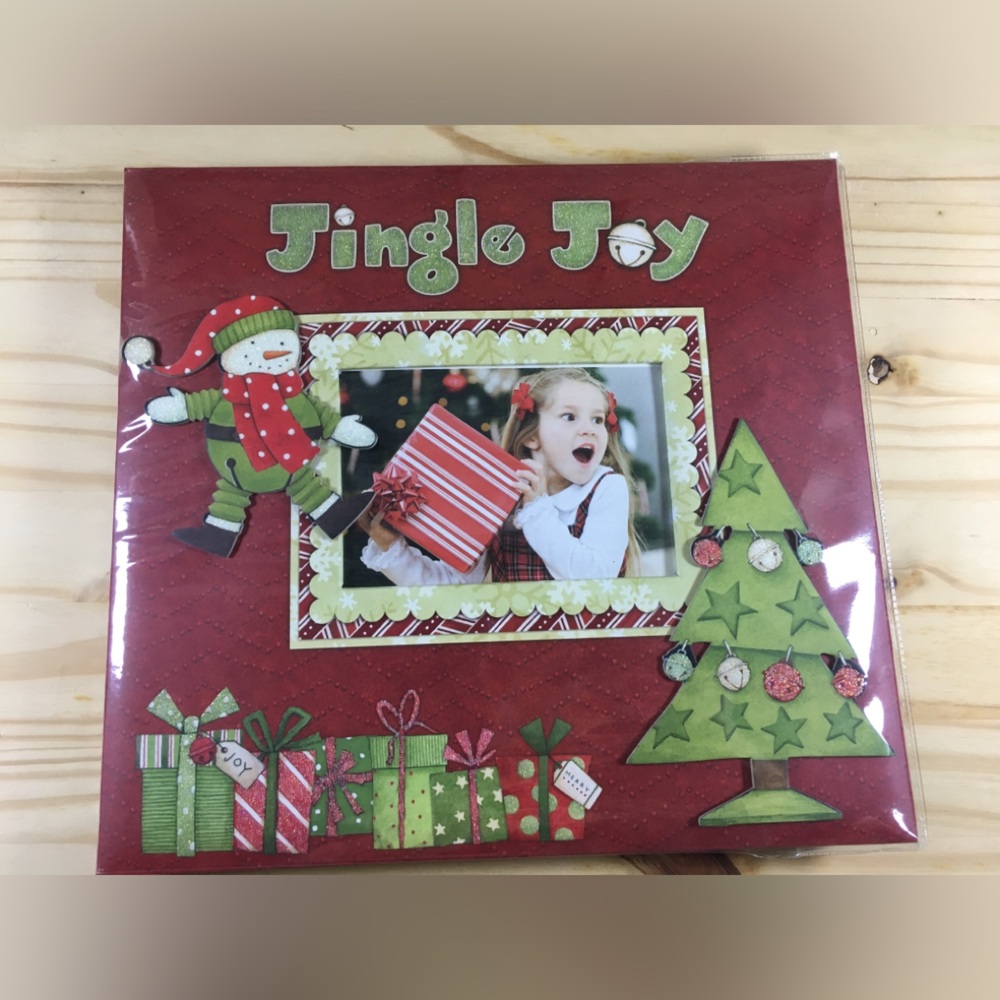 New Jingle Joy Holiday Scrapbook Kit Deluxe 12x12 Memories Family Photos Xmas